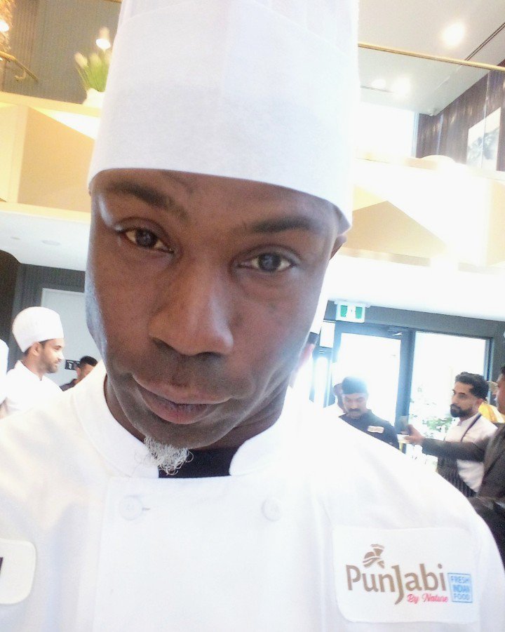 Chef Whittaker in Punjabi By Nature whites inside IKON Event Space