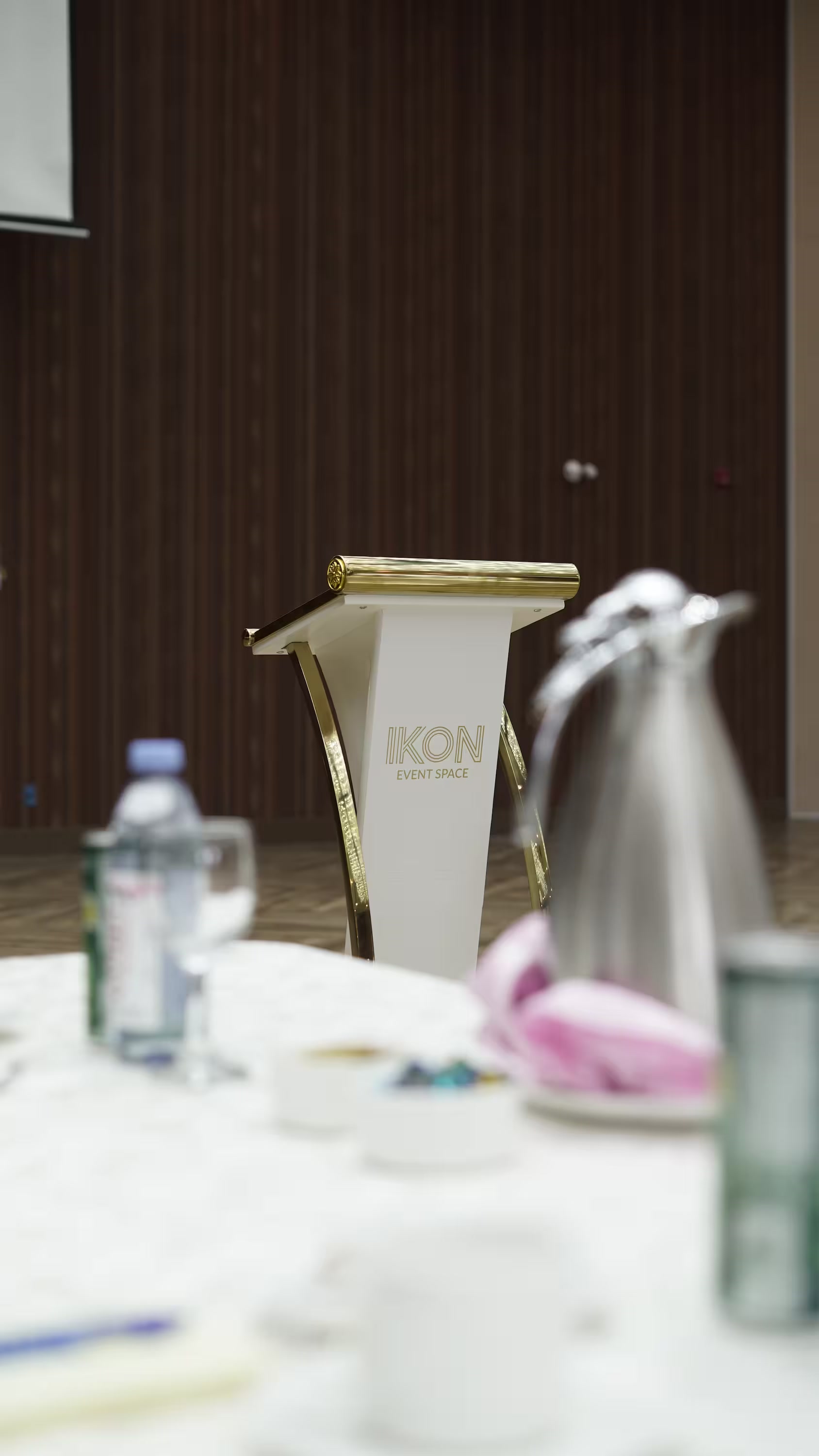 Corporate event setting inside IKON Event Space