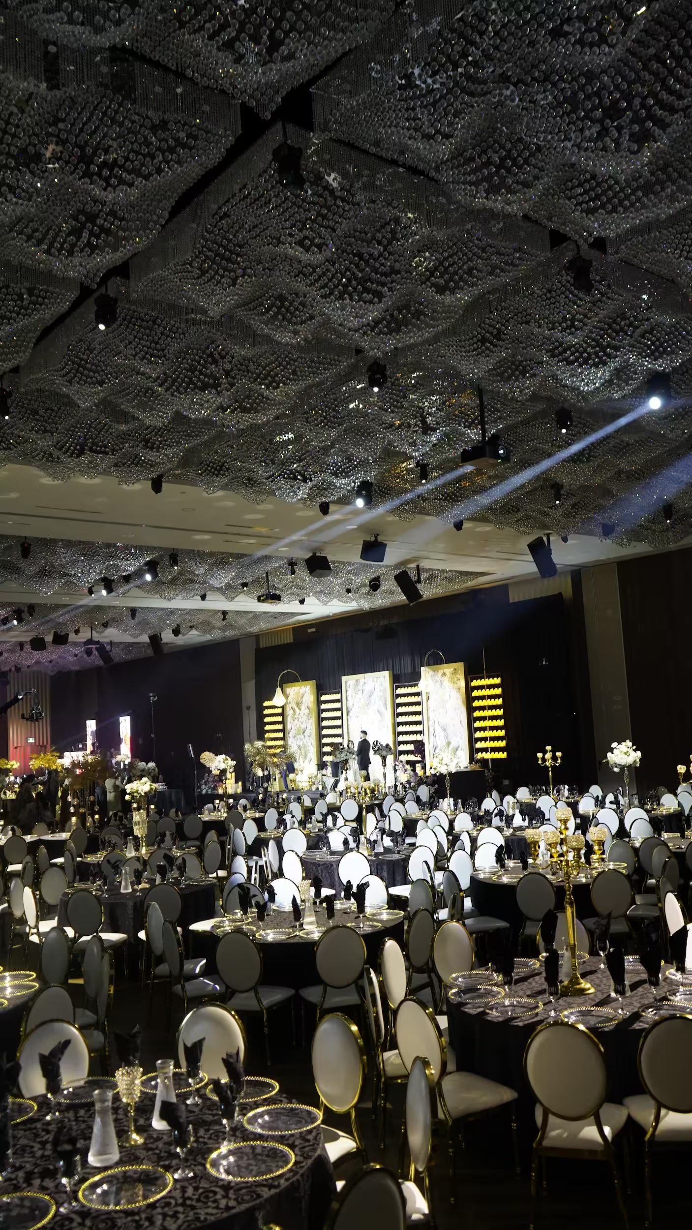 Wedding reception inside IKON Event Space